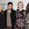 Busy Philipps, Sam Rockwell, Evan Rachel Wood et Kat Coiro à la présentation du film A Case of You au festival du film de Tribeca à New York, le 21 avril 2013.
