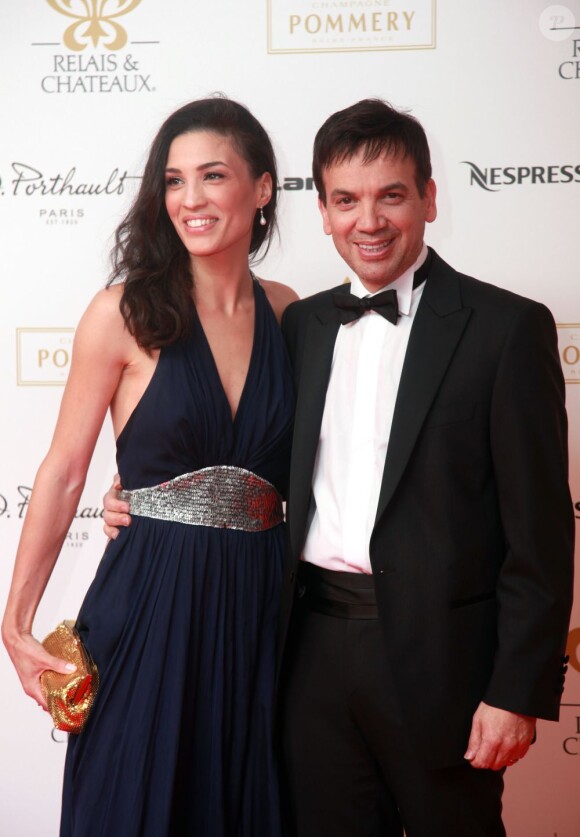 Jean-Félix Lalanne et Elodie Lalanne au Dîner des Grands Chefs au Old Billingsgate à Londres, le 22 avril 2013.