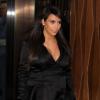 Kim Kardashian, enceinte, quitte l'hôtel Trump Soho et se dirige vers le Grand Ballroom du Manhattan Center pour l'E! Upfront. New York, le 22 avril 2013.