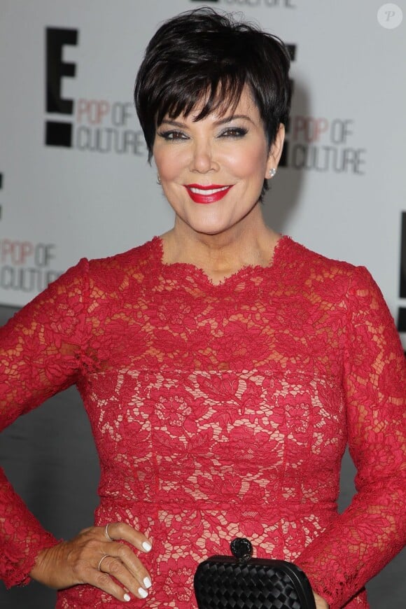 Kris Jenner assiste à l'E! Upfront au Grand Ballroom du Manhattan Center. New York, le 22 avril 2013.