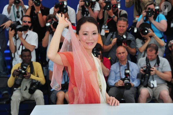La réalisatrice Naomi Kawase lors du Festival de Cannes 2011