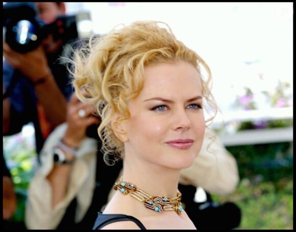Nicole Kidman au photocall du film Dogville au Festival de Cannes 2003.