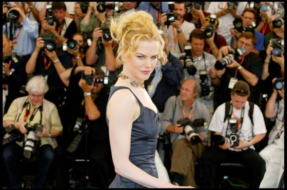 Nicole Kidman au photocall Dogville au Festival de Cannes 2003.