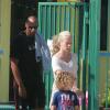 Quelques jours après son accident de voiture, Kendra Wilkinson est apparue en pleine forme. La star est allée chercher son fils de 3 ans, Hank Jr., à la sortie de l'école avec son mari Hank Baskett. Ils sont ensuite allés jouer au parc à Calabasas. Le 23 avril 2013.