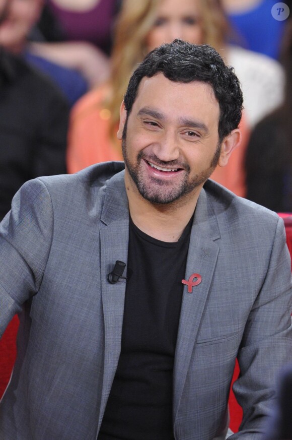 Cyril Hanouna lors de l'enregistrement de l'émission Vivement Dimanche, le 3 avril 2013.