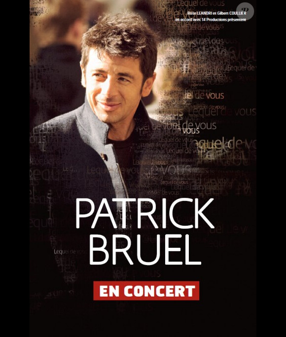 Patrick Bruel en tournée dans toute la France dès le 16 mai.