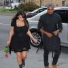 Kim Kardashian et Kanye West à New York, le 24 avril 2013.