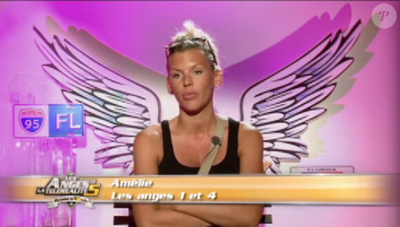 Amélie dans Les Anges de la télé-réalité 5 le jeudi 25 avril 2013 sur NRJ 12