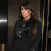 Kim Kardashian, enceinte, à New York, le 23 avril 2013
