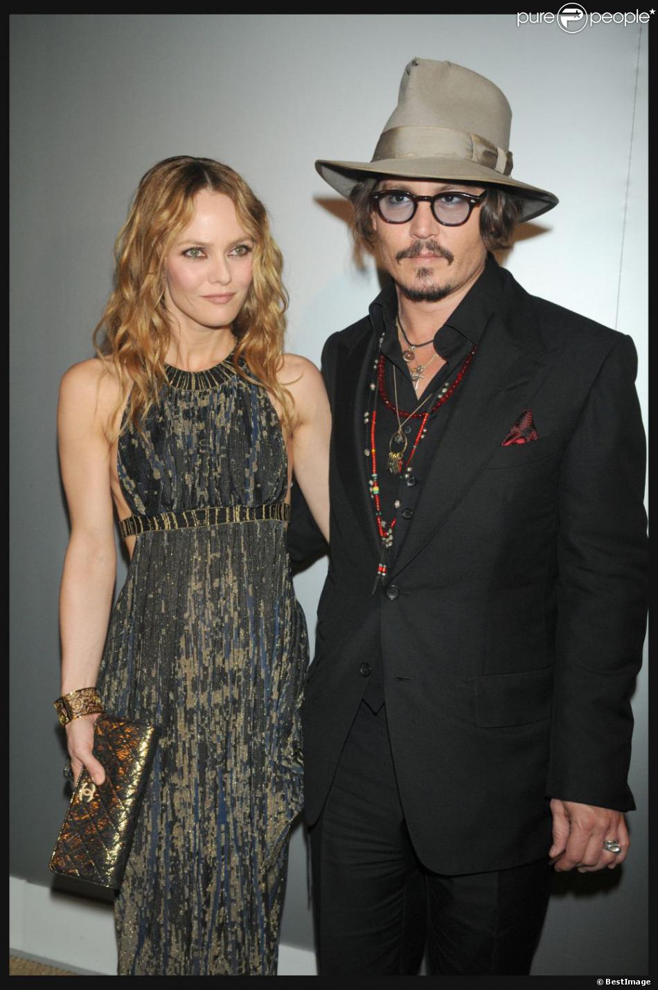 Vanessa Paradis et Johnny Depp lors du 63e Festival de Cannes en 2010