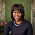 Portrait officiel de Michelle Obama à la Maison Blanche à Washington le 6 décembre 2012.