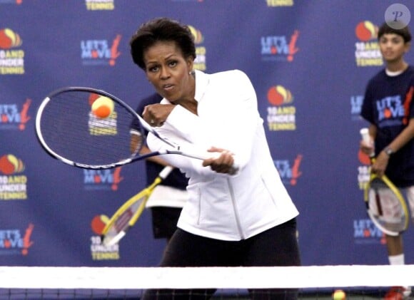 Michelle Obama à l'US Open en 2011.