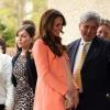 Kate Middleton en visite à la Naomi House dans le Hampshire le 29 avril 2013 dans le cadre de son patronage de East Anglia's Children's Hospices et de la Children's Hospice Week.