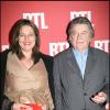 Jean-Pierre Mocky et Patricia Barzyk lors d'une soirée RTL à Paris pour les 30 ans des Grosses Têtes, le 5 avril 2007