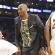 Kobe Bryant lors du match 4 des playoff face aux San Antonio Spurs au Staples Center de Los Angeles le 28 avril 2013