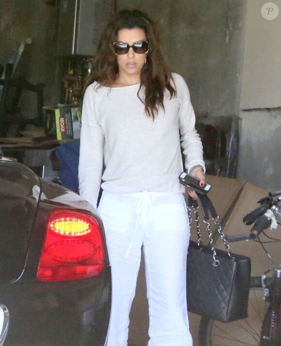 Exclu - Eva Longoria et son ami Ernesto Arguello à West Hollywood le dimanche 21 avril 2013 