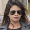 Monica Cruz, enceinte de son premier enfant, fait du shopping à Madrid. Le 30 avril 2013.