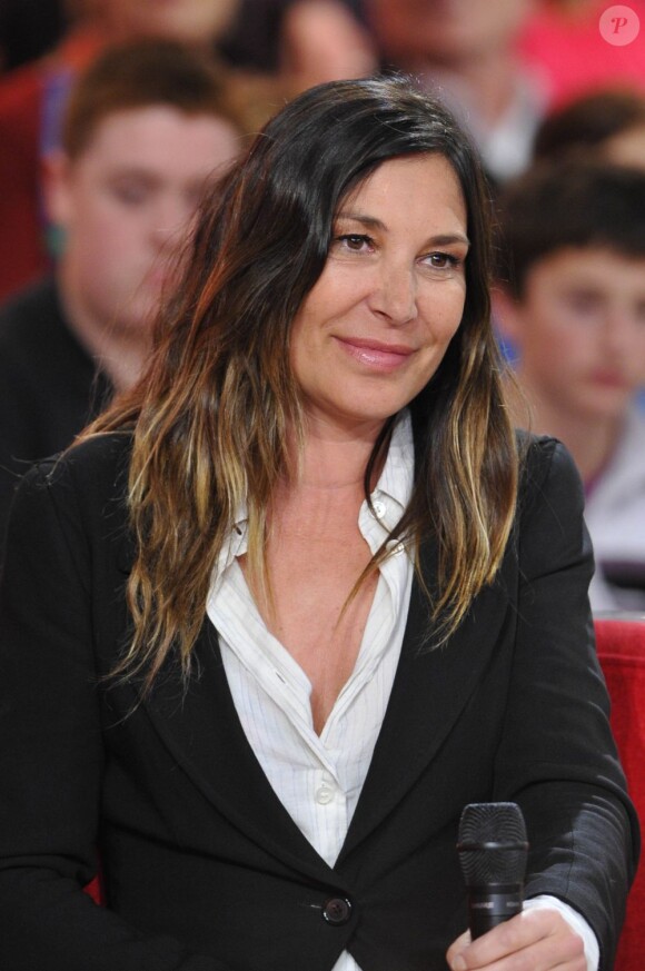 Zazie - Enregistrement de l'émission "Vivement Dimanche" à Paris le 13 mars 2013.