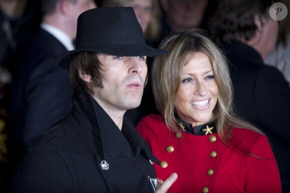 Liam Gallagher et Nicole Appleton à Londres, le 18 octobre 2012.