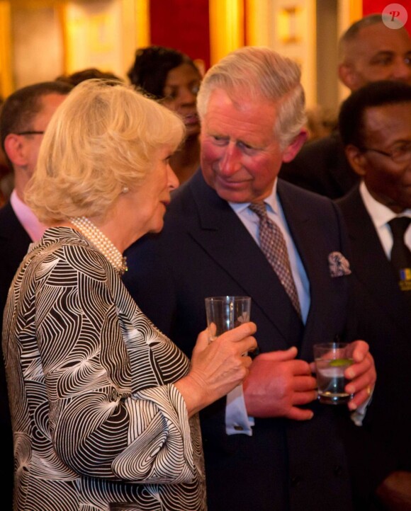 Le prince Charles de Galles et Camilla Parker Bowles organisaient le 7 mai 2013 au palais St James, à Londres, une réception en l'honneur de la communauté britannico-caribéenne.