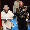 Pour la première fois depuis 17 ans, le prince Charles, accompagné de son épouse Camilla Parker Bowles, secondait sa mère la reine Elizabeth II lors de l'ouverture cérémonielle du Parlement, à Westminster, le 7 mai 2013.