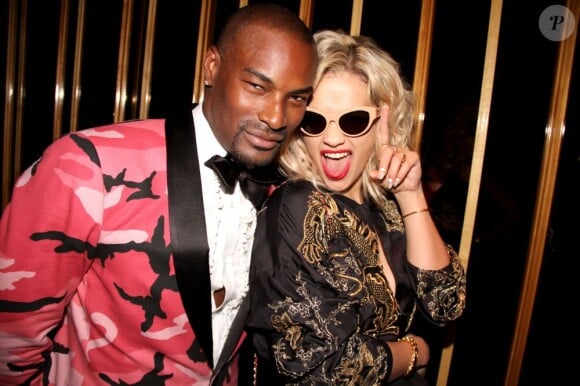 Tyson Beckford et Rita Ora lors de l'after du gala MET ball à New York, le 6 mai 2013.