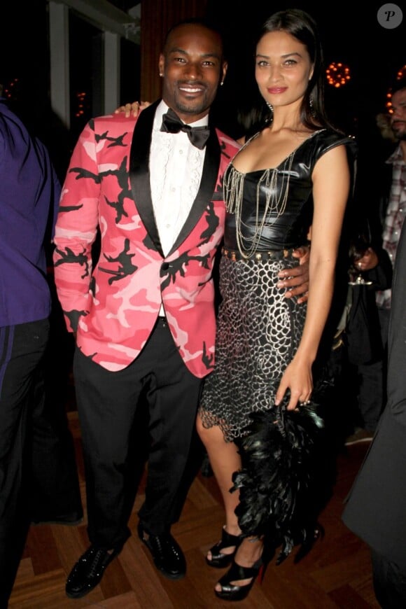 Tyson Beckford et Shanina Shaik lors de l'after du gala MET ball à New York, le 6 mai 2013.