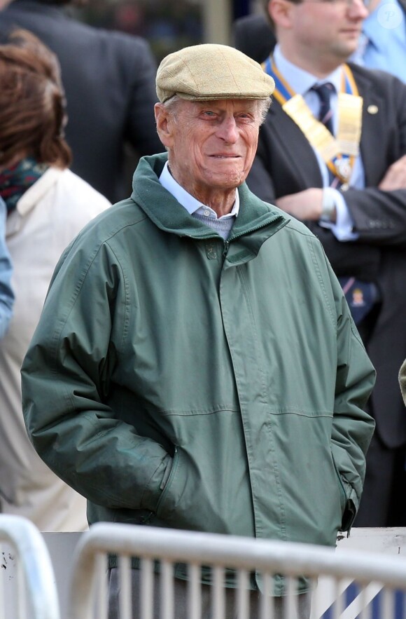 Le prince Philip, duc d'Edimbourg au deuxième jour du Windsor Horse Show, le 9 mai 2013