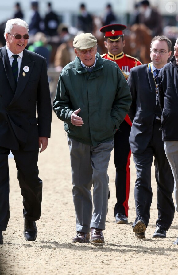 Le prince Philip, duc d'Edimbourg au deuxième jour du Windsor Horse Show, le 9 mai 2013