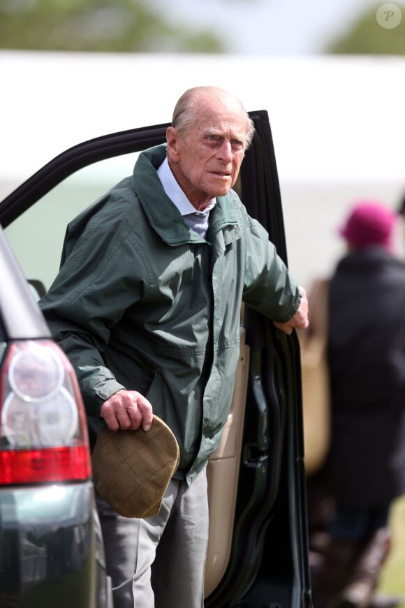 Le prince Philip, duc d'Edimbourg au deuxième jour du Windsor Horse Show, le 9 mai 2013