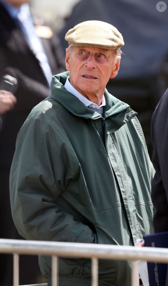 Le prince Philip, duc d'Edimbourg au deuxième jour du Windsor Horse Show, le 9 mai 2013