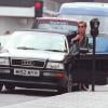 La princesse Diana dans Londres avec son Audi en 1995.