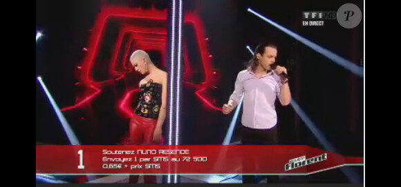 Dièse et Nuno dans The Voice 2, samedi 11 mai 2013 sur TF1