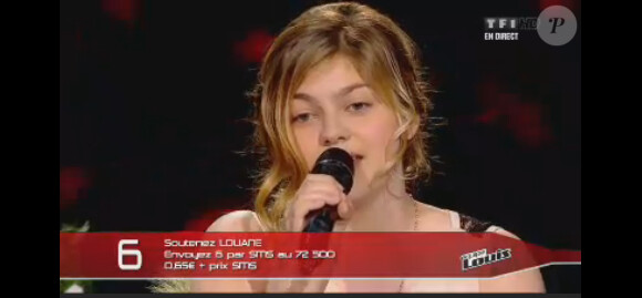 Louane dans The Voice 2, samedi 11 mai 2013 sur TF1