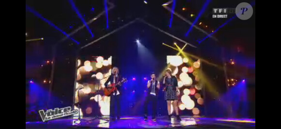 Louis Bertignac, Louane et Loïs dans The Voice 2, samedi 11 mai 2013 sur TF1