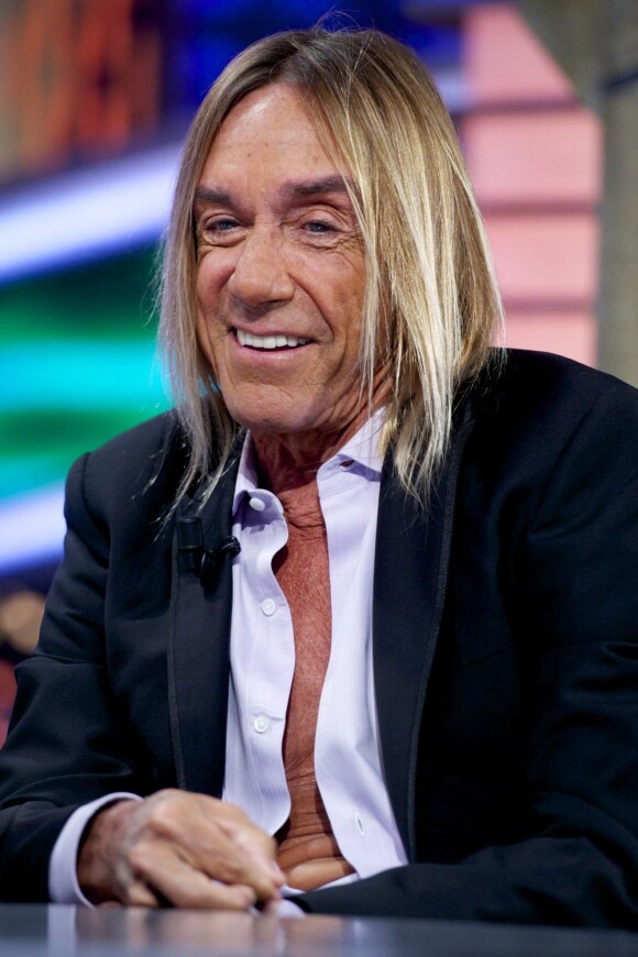 Iggy Pop durant l'émission d'Antena 3 "El Hormiguero" à Madrid, le 13 mai 2013.