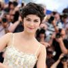 Audrey Tautou, maîtresse de cérémonie, lors du photocall au 66e Festival de Cannes le 14 mai 2013.