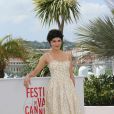 Audrey Tautou pendant le photocall au 66e Festival de Cannes le 14 mai 2013.