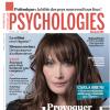 Carla Bruni en couverture du Psychologies Magazine pour le mois de juin 2013.