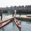 La princesse Marie de Danemark inaugurait le 16 mai 2013 à l'aquarium de Grenaa la nouvelle attraction 'Havet in action' (La mer en action).