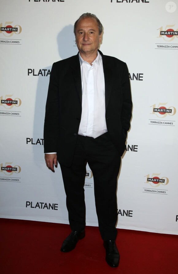 Patrick Braoudé lors de la soirée de la série "Platane" sur la Terrazza Martini pendant le 66e Festival de Cannes le 18 mai 2013