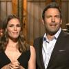 Ben Affleck et sa jolie épouse Jennifer Garner lors du show télévisé "Saturday Night Live", le 18 mai 2013 sur NBC.