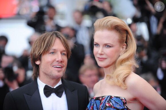 Nicole Kidman et Keith Urban arrivent à la montée des marches du film Inside Llewyn Davis au Palais des Festivals, à Cannes, le 19 mai 2013.