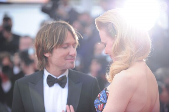 Nicole Kidman et Keith Urban à la montée des marches du film Inside Llewyn Davis au Palais des Festivals, à Cannes, le 19 mai 2013.