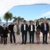 Billy Crudup, Lili Taylor, Domenick Lombardozzi, James Caan, Clive Owen, Guillaume Canet, Zoe Saldana, Noah Emmerich, Mark Mahoney et Marion Cotillard au photocall du film Blood Ties au 66e Festival du film de Cannes, le 20 mai 2013.