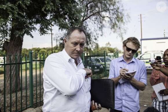 Kenny Oldwage, avocat de Carl et Oscar Pistorius, à Pretoria le 14 février 2013.