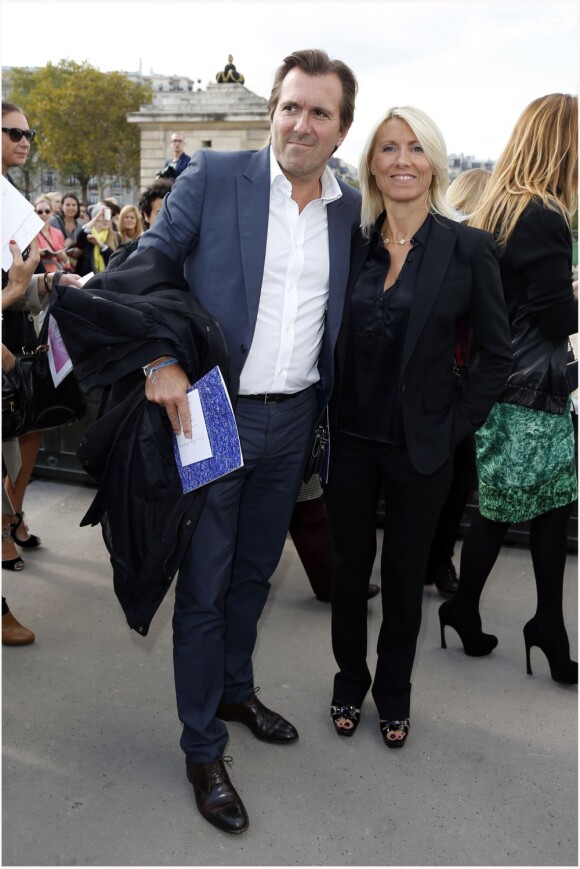 Christophe Lambert et sa femme Marie-Sara - Le 28 septembre 2012 à Paris