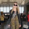 Heidi Klum arrive a l'aéroport de Los Angeles, le 22 mai 2013.
