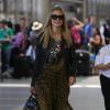 Heidi Klum arrive a l'aéroport de Los Angeles, le 22 mai 2013.