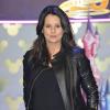 Faustine Bollaert, enceinte, fête la prolongation du 20eme anniversaire de Disneyland Paris, le 23 mars 2013.